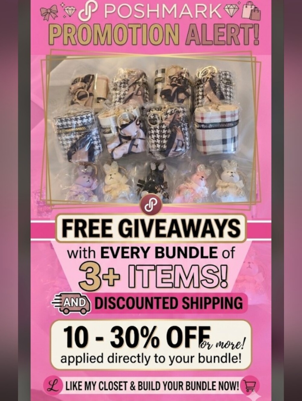 Free Giveaways Promotion - with Bundle Purchase of 3 Items or More!